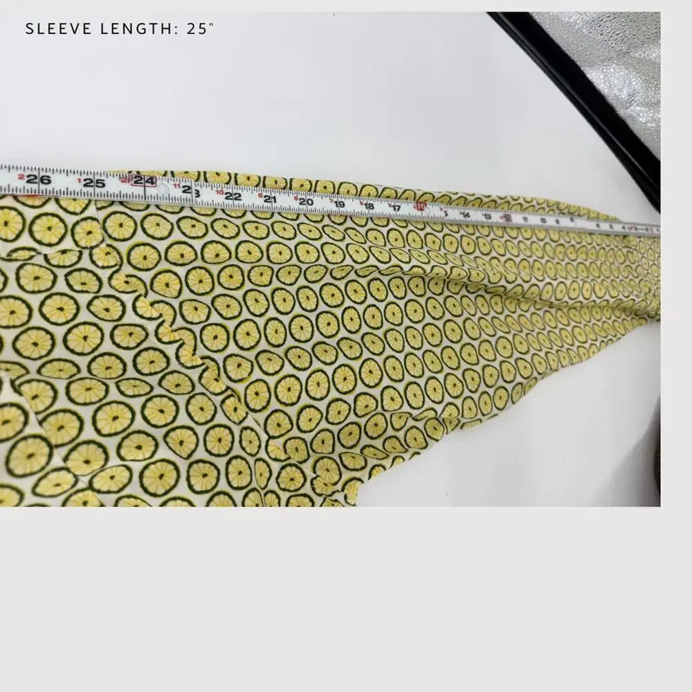 Coton Doux Paris Lemon Print Button Up 43 L - Picture 9 of 9
